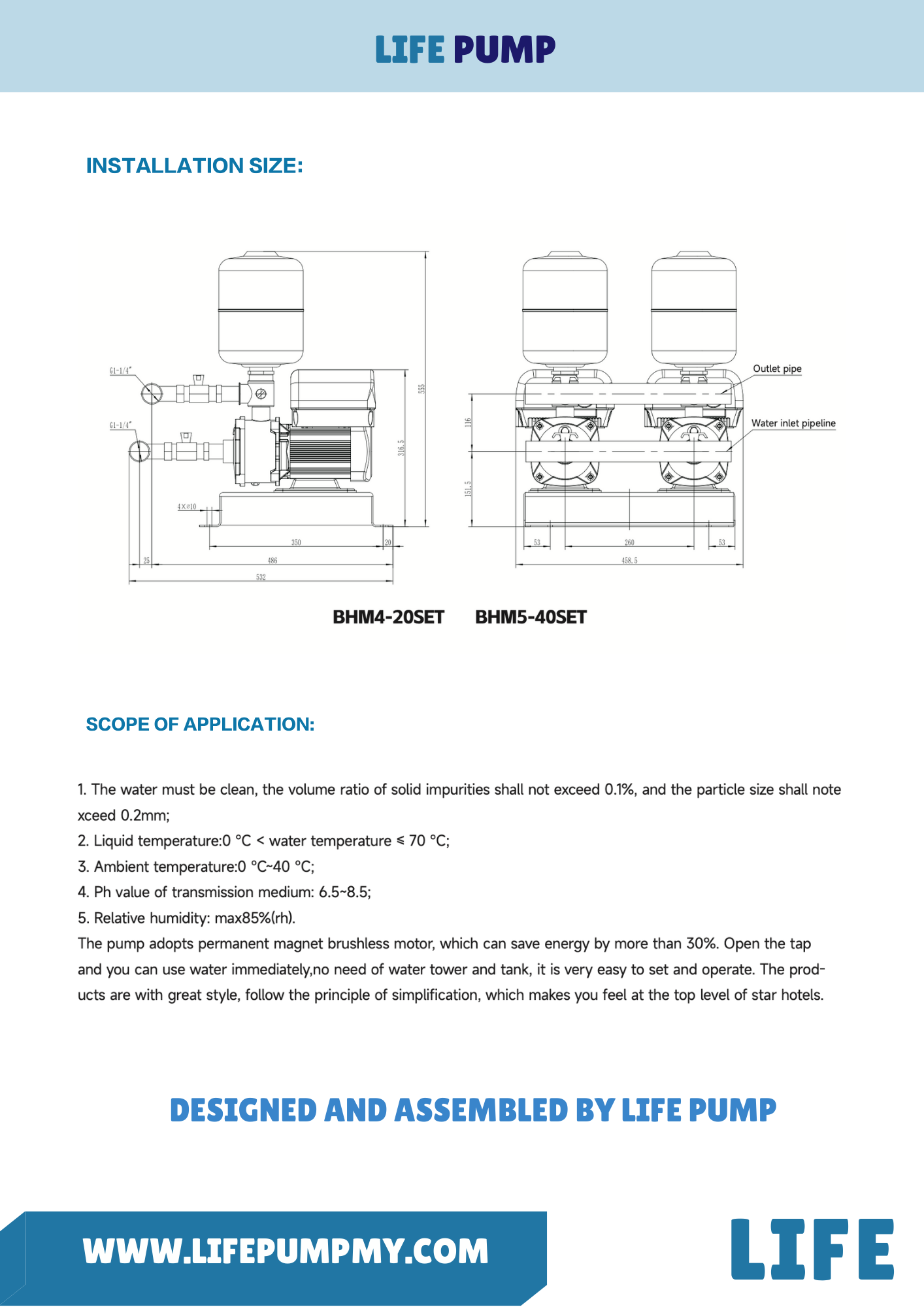 LIFE PUMP BHM SMART SET
